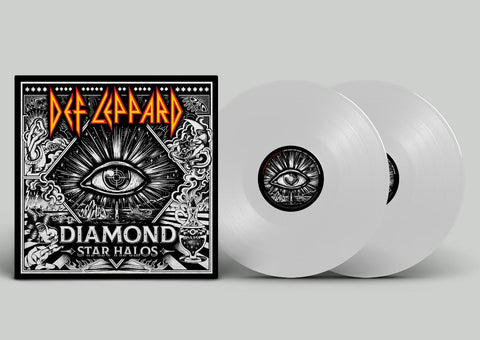Def Leppard – Diamond Star Halos - 2 x CLEAR COLOURED VINYL LP SET