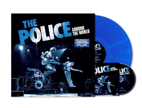 The Police - Around The World - BLUE COLOURED VINYL LP + DVD SET