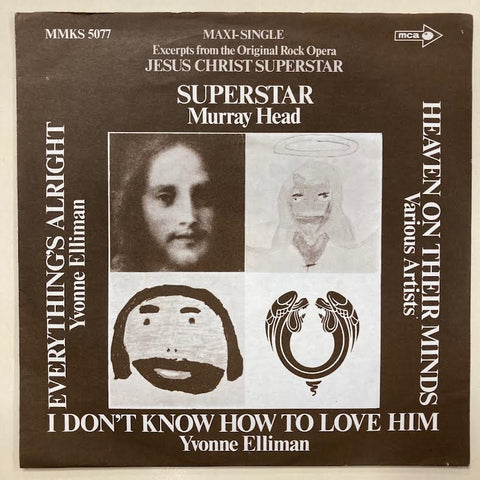 Murray Head / Yvonne Elliman Jesus Christ Superstar Excerpts From RARE ORIGINAL DEMO 7" MAXI-SINGLE