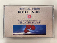 Depeche Mode Music For The Masses & Black Celebration ORIGINAL DOUBLE PLAY CASSETTE