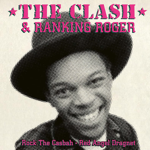 The Clash & Ranking Roger - Rock The Casbah / Red Angel Dragnet 7" SINGLE VINYL