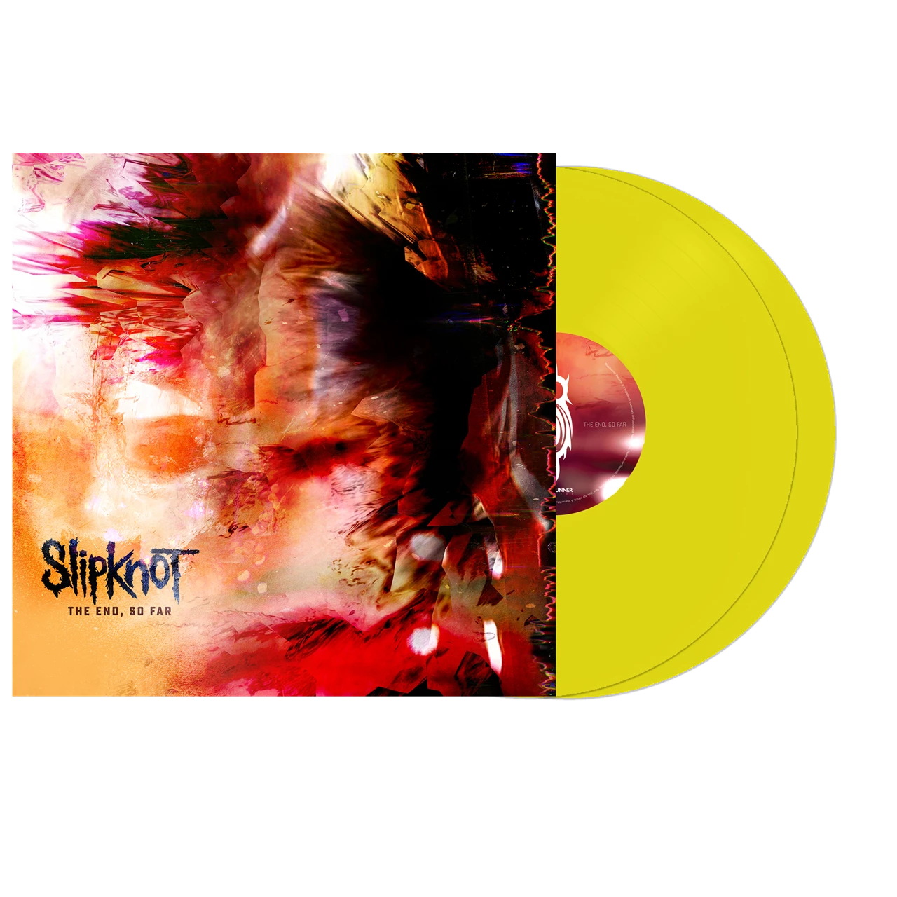 Slipknot – The End, So Far - 2 x NEON YELLOW COLOURED VINYL LP SET - NEW