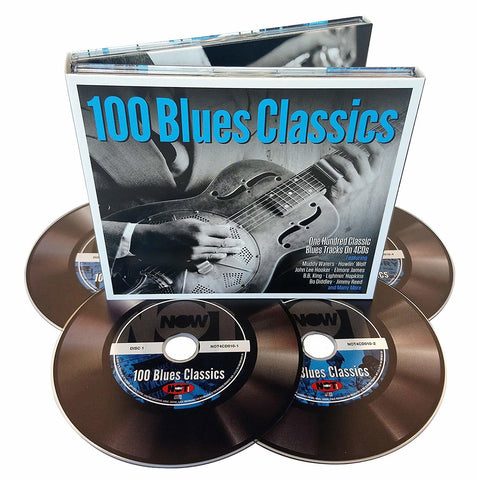 100 blues classics various 4 x CD SET (NOT NOW)