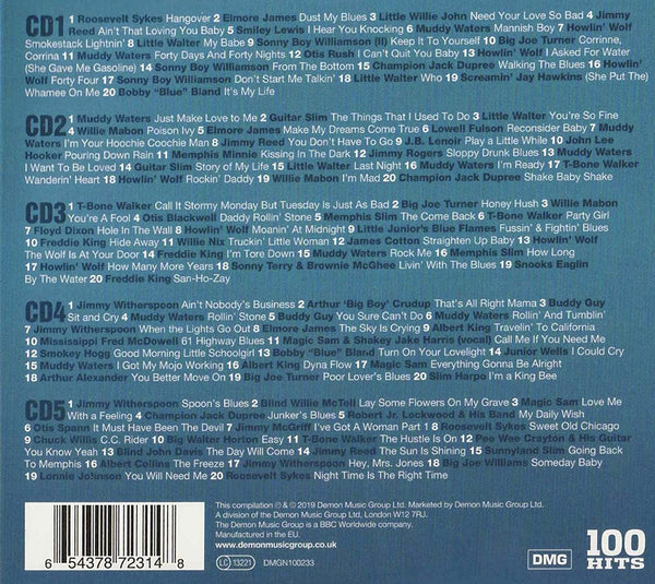 100 Hits The Blues - 5 x CD SET