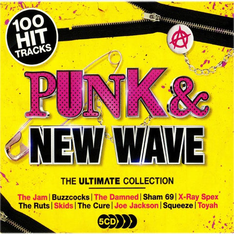 100 Punk & New Wave Hit Tracks - Various - 5 x CD SET