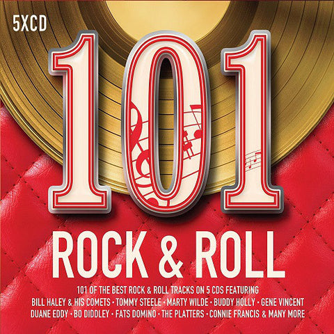 101 Rock & Roll Various 5 x CD SET (MULTIPLE)