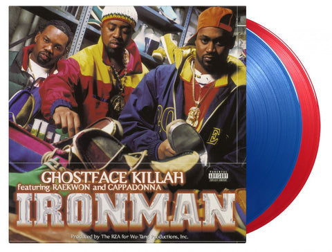 Ghostface Killah – Ironman 2 x RED + BLUE COLOURED VINYL NUMBERED 180 GRAM LP SET