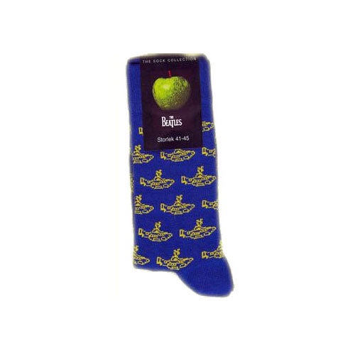 THE BEATLES ANKLE SOCKS: YELLOW SUBMARINE LIGHT BLUE 508