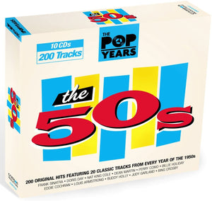 The 50s The Pop Years 10 x CD SET