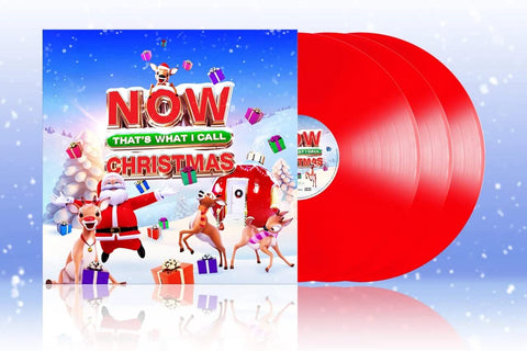 NOW That's What I Call Christmas - Various - 3 x RED COLOURED VINYL LP SET
