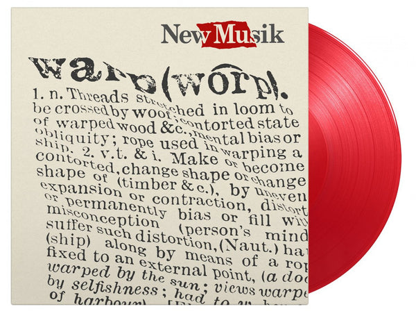 New Musik – Warp - 2 x RED COLOURED VINYL LP SET NUMBERED ISSUE