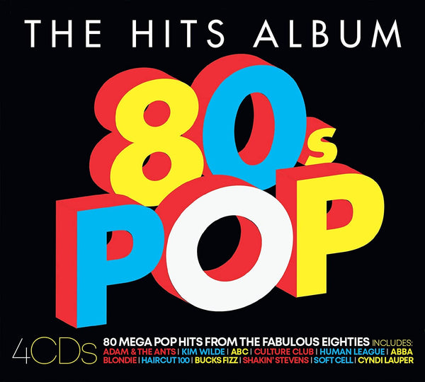 The Hits Album: The 80s Pop Album - 4 x CD ALBUM SET - NEW