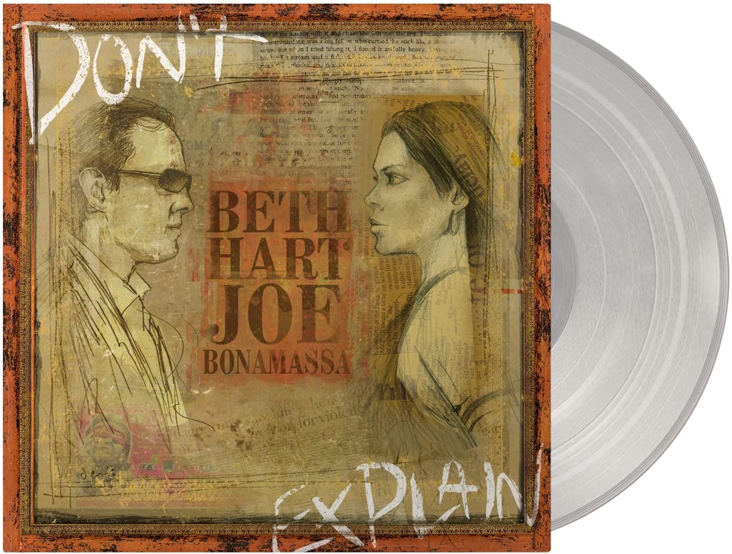 Beth Hart & Joe Bonamassa – Explain - TRANSPARENT VINYL Music Nostalgia
