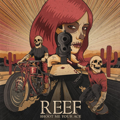 Reef – Shoot Me Your Ace - BLUE MARBLED COLOURED VINYL LP