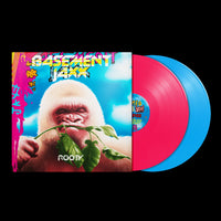 Basement Jaxx – Rooty - 2 x PINK + BLUE COLOURED VINYL LP SET