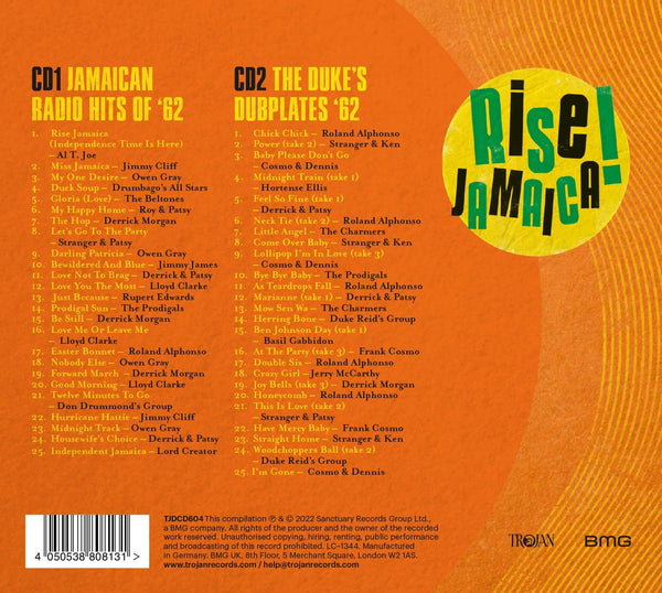 Rise Jamaica: Jamaican Independence Special Various - 2 x CD SET