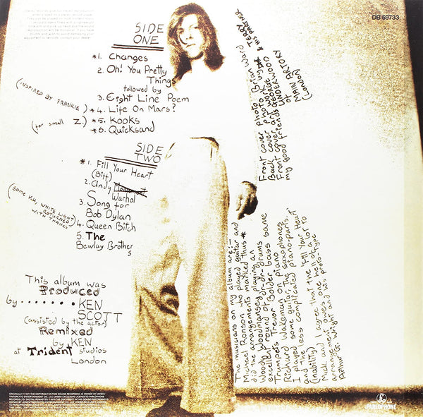 David Bowie – Hunky Dory - 180 GRAM VINYL LP