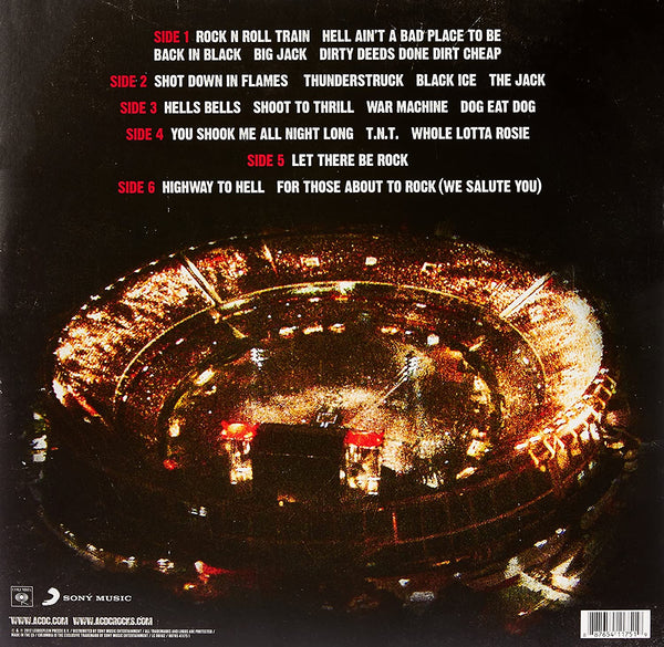 AC/DC ‎– Live At River Plate 3 x RED COLOURED VINYL LP SET