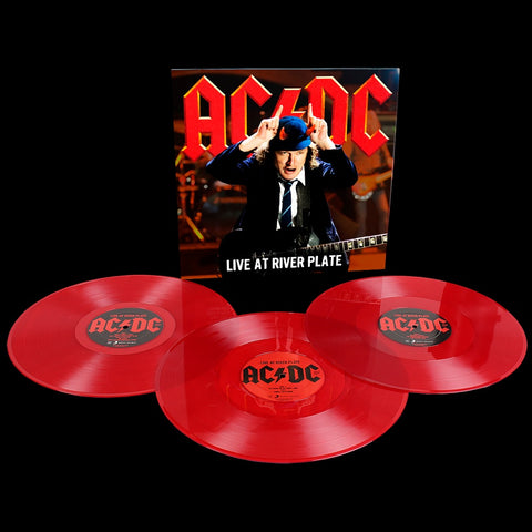 AC/DC ‎– Live At River Plate 3 x RED COLOURED VINYL LP SET