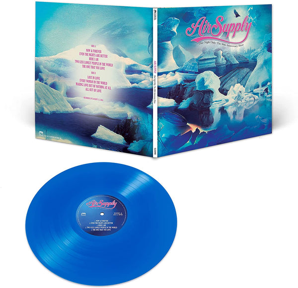 Air Supply – One Night Only - The 30th Anniversary Show - BLUE COLOURED VINYL LP