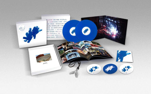 Alt-J – Live At Red Rocks - 2 x BLUE COLOURED VINYL LP BOX SET + CD, DVD, BLU-RAY, BOOK, NECKLACE