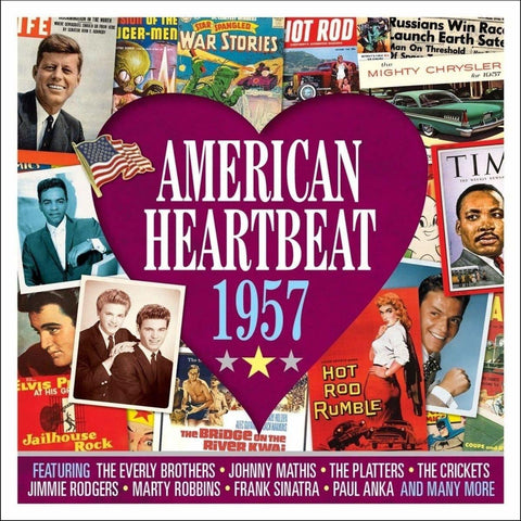 American Heartbeat 1957 Various 2 x CD SET (NOT NOW)