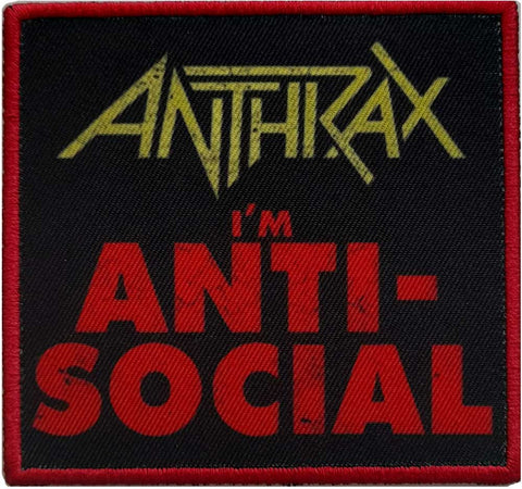 ANTHRAX PATCH: ANTI-SOCIAL ANTHPAT08