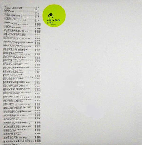 Aphex Twin ‎– Syro - 3 x VINYL LP SET