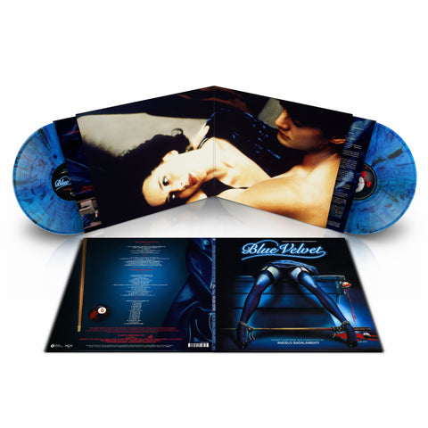 Angelo Badalamenti Blue Velvet Soundtrack 2 x BLUE MARBLED COLOURED VINYL LP SET (RSD22)