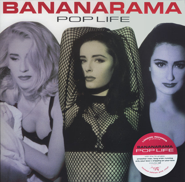 Bananarama – Pop Life - PINK COLOURED VINYL LP + FREE CD