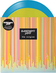 Basement Jaxx ‎– The Singles 2 x BLUE & YELLOW COLOURED VINYL 180 GRAM LP SET