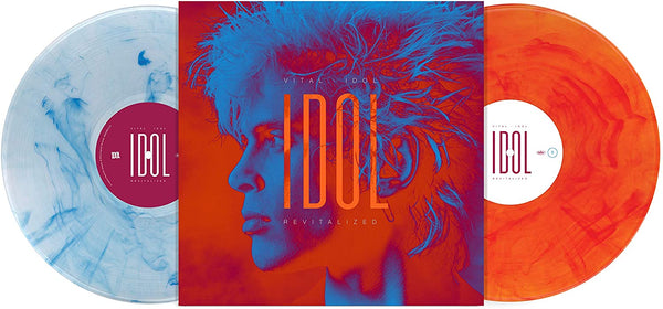 Billy Idol - ‎Vital Idol:Revitalized - 2 x BLUE & BROWN MARBLED COLOURED VINYL 180 GRAM LP SET