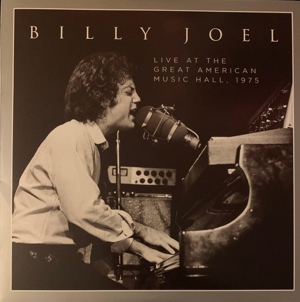 Billy Joel ‎– Live At The Great American Music Hall, 1975 2 x VINYL LP SET