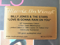 Billy Jones & The Stars ‎Love Is Gonna Rain On You YELLOW COLOURED VINYL 180 GRAM LP