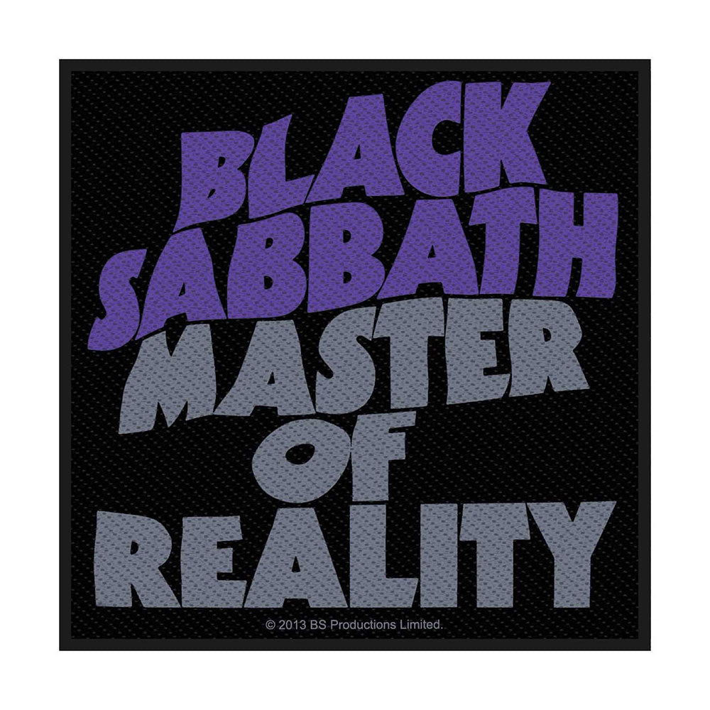 BLACK SABBATH PATCH: MASTER OF REALITY
