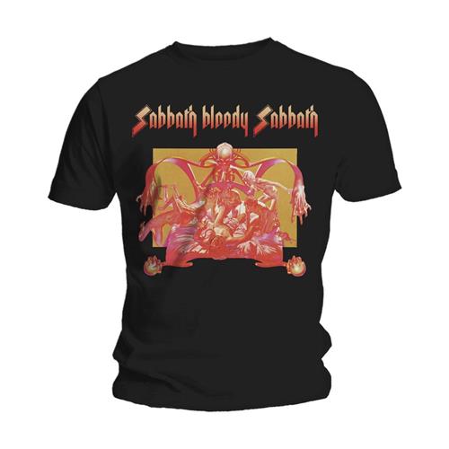 BLACK SABBATH T-SHIRT: SABBATH BLOODY SABBATH LARGE BSTS11MB03