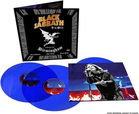 Black Sabbath The End 3 x BLUE COLOURED VINYL 180 GRAM LP SET