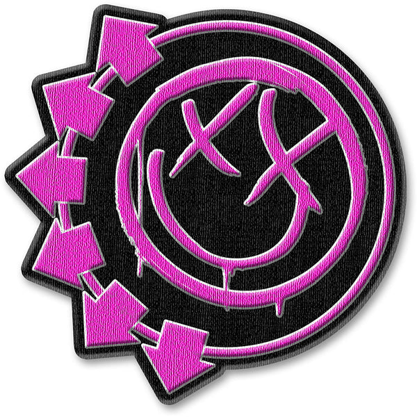 BLINK-182 PATCH: PINK NEON SIX ARROWS BLINKPAT01