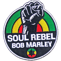 BOB MARLEY PATCH: SOUL REBEL BMAPAT05