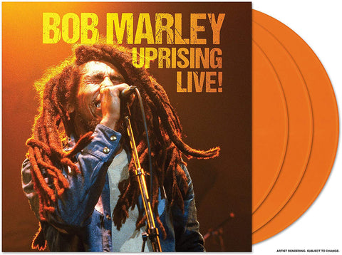 Bob Marley – Uprising Live! 3 x ORANGLE COLOURED VINYL 180 GRAM LP SET