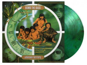 Bomb The Bass ‎– Unknown Territory - GREEN & BLACK SWIRL COLOURED VINYL 180 GRAM LP LIMITED EDITION