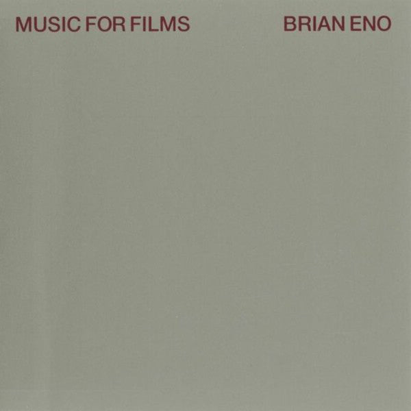 Brian Eno ‎Music For Films 180 GRAM VINYL LP (UNIVERSAL)