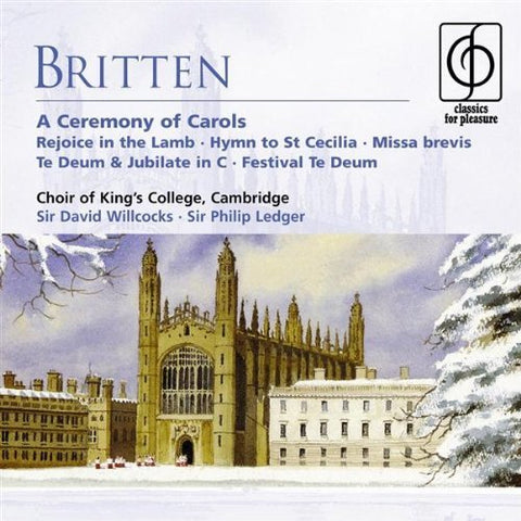 Britten A Ceremony of Carols Choir of King's College CD (WARNER)