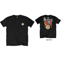 THE BEATLES T-SHIRT: SGT PEPPER BACK PRINT LARGE BTBPP01MB03