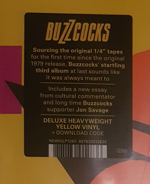 Buzzcocks – A Different Kind Of Tension - YELLOW COLOURED 180 GRAM VINYL LP