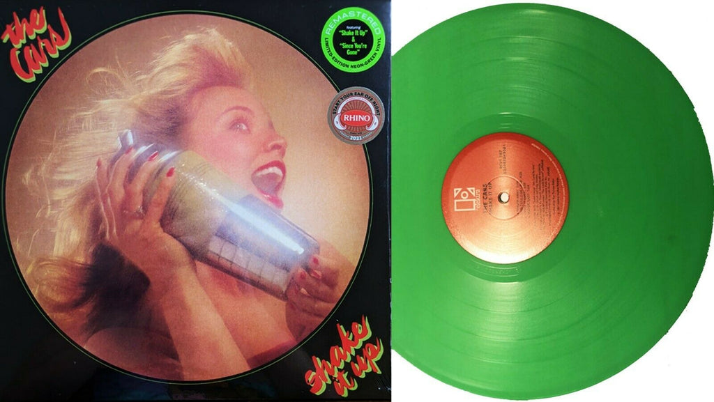 The Cars Shake It Up NEON GREEN COLOURED VINYL LP Music