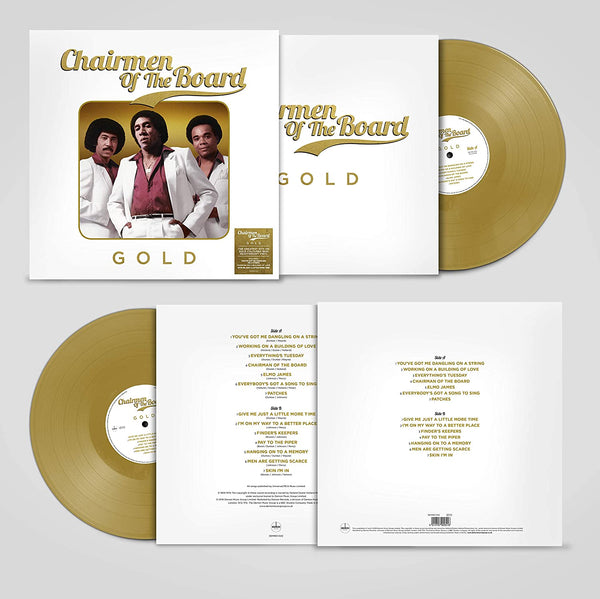 Chairmen Of The Board ‎- Gold - GOLD COLOURED VINYL 180 GRAM LP