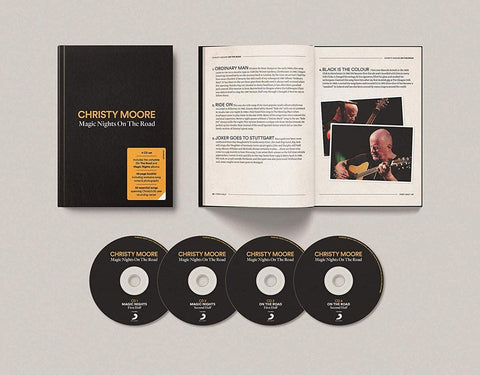 Christy Moore – Magic Nights On the Road - 4 x CD BOX SET - 48 Page Book