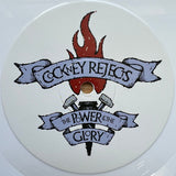 Cockney Rejects ‎– The Power & The Glory - WHITE COLOURED VINYL LP