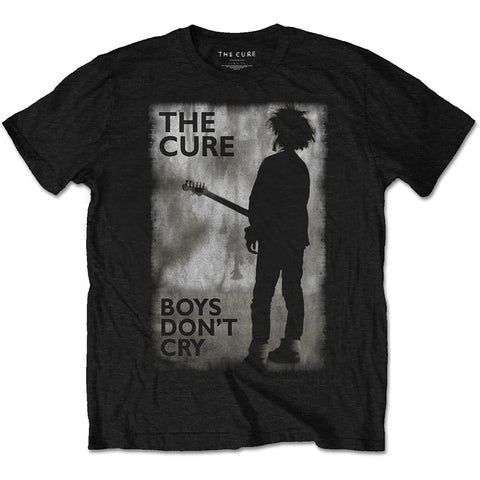 THE CURE T-SHIRT : BOYS DON'T CRY BLACK & WHITE SMALL CURETS04MB01